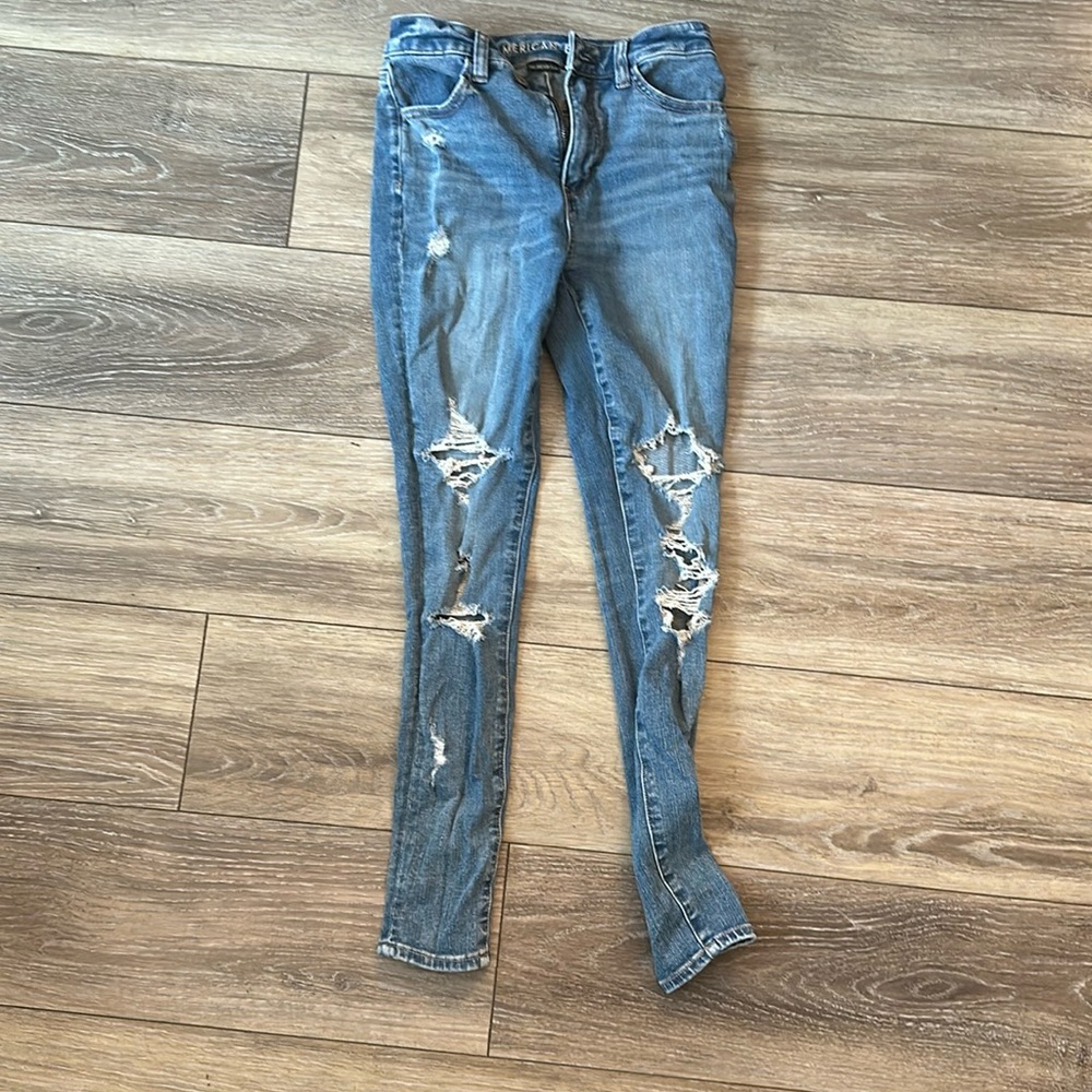 Size 2 short American eagle super high rise jegging the dream Jean